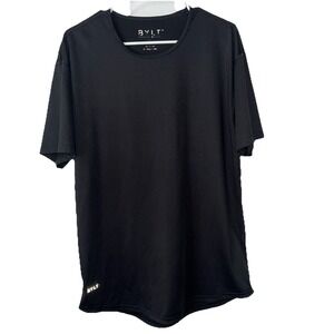 BYLT Premium Basics Signature T-shirt Black Size Large Athletic‎ Fit Casual